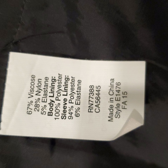 J. Crew blue blazer sz 14 - Picture 10 of 14